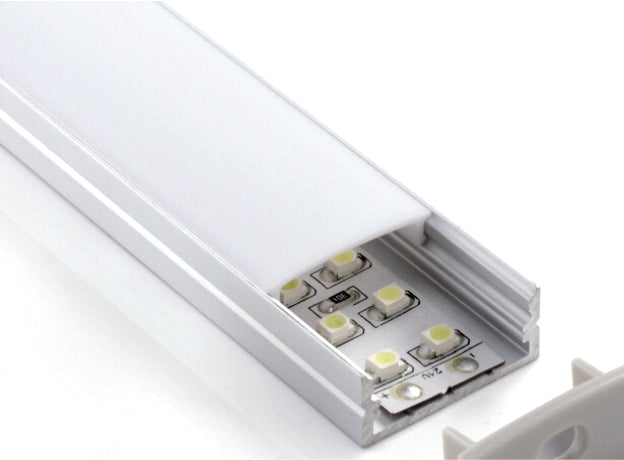 ALU-014, 1/2" Deep, 7/8" Wider LED Channel Profiles